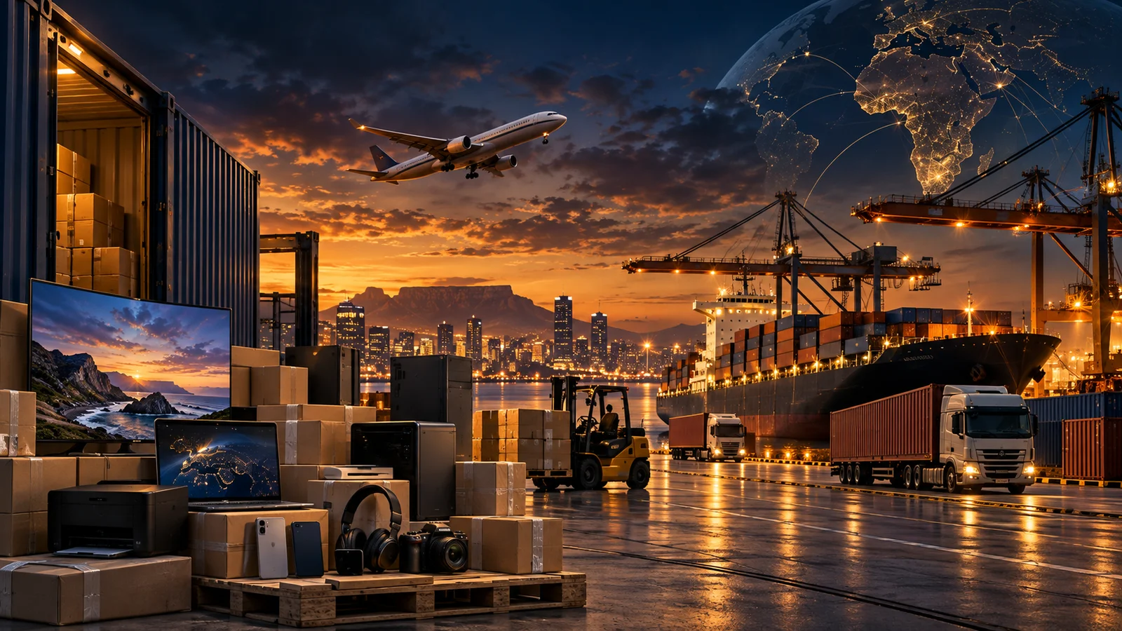 Electronics import and export