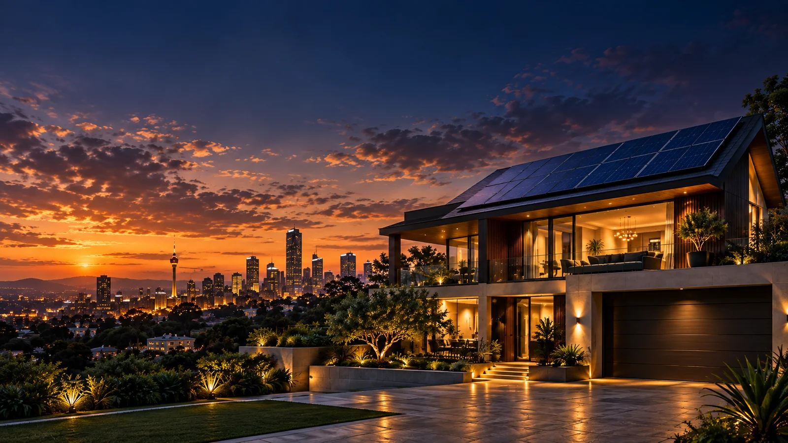 Solar power installation