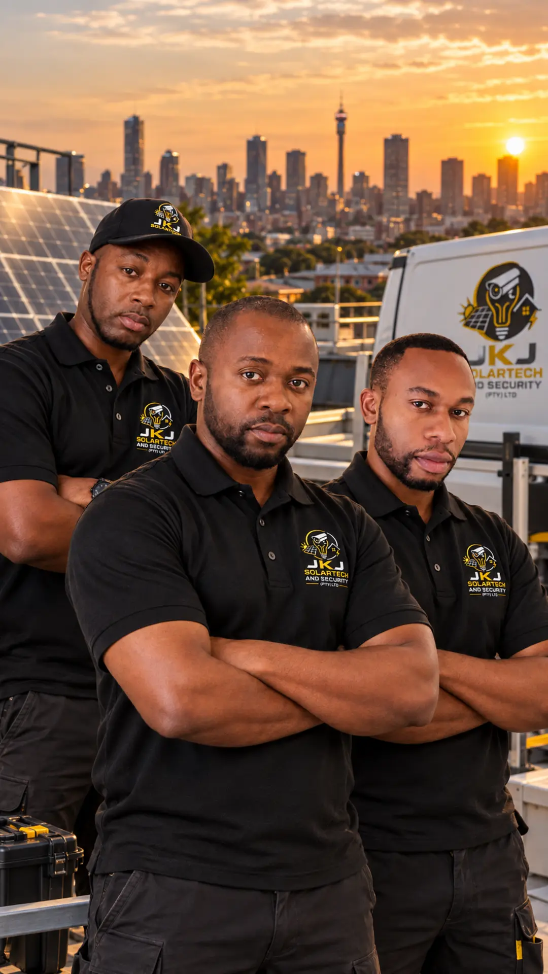 JKJ Solartech founders and team